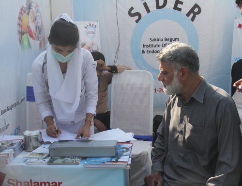 Sakina Begum Institute of Diabetes and Endocrine Research (SIDER)  awareness camp