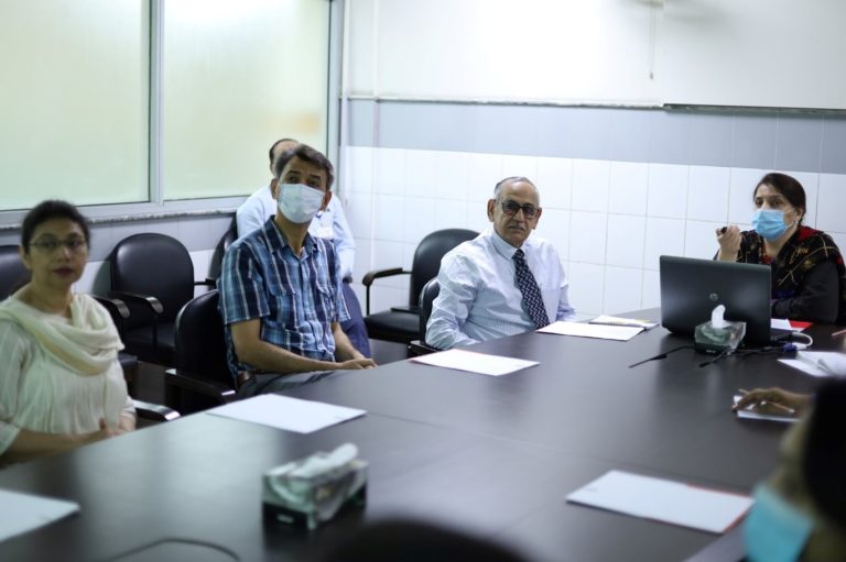 Dr. A. Raouf Wahab Ali Alotaibi, the Vice President, University of Science and Technology, Sudan, visited Shalamar Institute of Health Sciences (SIHS).