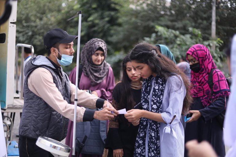 Shalamar Hospital conducted an awareness talk and diabetes screening camp at UET